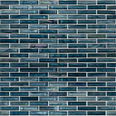 MSI Oasis Blast 12 In. X 12 In. X 6 Mm Glass Mesh-Mounted Mosaic Tile, 15PK ZOR-MD-0278